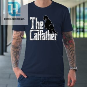 The Catfather Black Cat Father Mafia Whiskers Male Daddy Tshirt hotcouturetrends 1 1