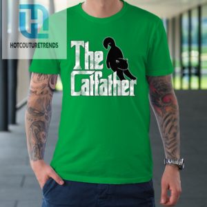 The Catfather Black Cat Father Mafia Whiskers Male Daddy Tshirt hotcouturetrends 1 4