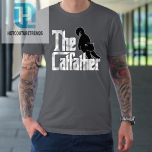 The Catfather Black Cat Father Mafia Whiskers Male Daddy Tshirt hotcouturetrends 1 5