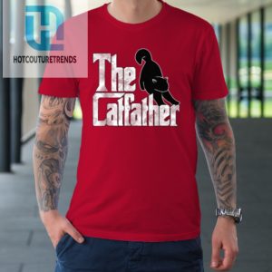 The Catfather Black Cat Father Mafia Whiskers Male Daddy Tshirt hotcouturetrends 1 7