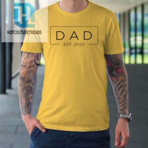 Mens Dad Est. 2022 Promoted To Father 2022 First Fathers Tshirt hotcouturetrends 1 3
