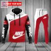 Available Nike Black White Red Customize Name Luxury Brand Hoodie And Pants Limited Edition Luxury Store hotcouturetrends 1