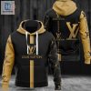 Available Louis Vuitton Black Gold Luxury Brand Hoodie Pants Limited Edition Luxury Store hotcouturetrends 1