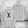 New Louis Vuitton Black White Luxury Brand Hoodie Pants Limited Edition Luxury Store hotcouturetrends 1