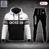 The Best Adidas White Mix Black Luxury Brand Hoodie And Pants Limited Edition Luxury Store hotcouturetrends 1