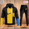Nike Black Mix Gold Luxury Brand Hoodie And Pants Pod Design Luxury Store hotcouturetrends 1