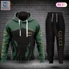 Hot Gucci Black Mix Green Luxury Brand Hoodie And Pants Pod Design Luxury Store hotcouturetrends 1