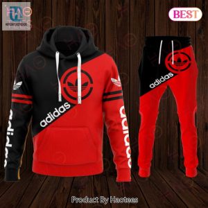 Hot Adidas Black Mix Red Luxury Brand Hoodie And Pants Pod Design Luxury Store hotcouturetrends 1 1