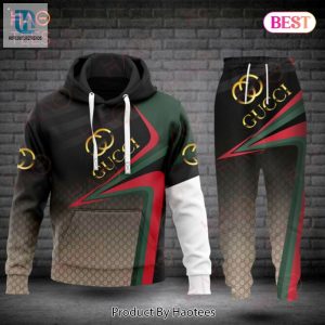 Gucci Black Mix Color Luxury Brand Hoodie And Pants Pod Design Luxury Store hotcouturetrends 1 1