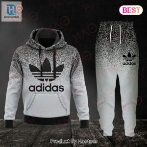 Adidas Grey Mix Black Luxury Brand Hoodie And Pants Limited Edition Luxury Store hotcouturetrends 1 1