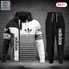 Adidas Black Stripe Pattern Luxury Brand Hoodie And Pants Limited Edition Luxury Store hotcouturetrends 1