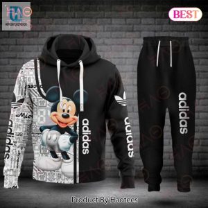 Adidas Black Mix White Mickey Hoodie And Pants Limited Edition Luxury Store hotcouturetrends 1 1