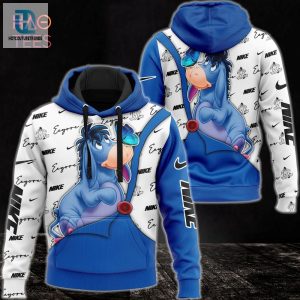 Trending Nike White Blue Luxury Brand 3D Hoodie And Pants Limited Edition Luxury Store hotcouturetrends 1 1