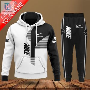 Trending Nike Customize Name White Black Luxury Brand Hoodie Pants Limited Edition Luxury Store hotcouturetrends 1 1