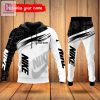 Trending Nike Black Grey White Customize Name Luxury Brand Hoodie And Pants Limited Edition Luxury Store hotcouturetrends 1