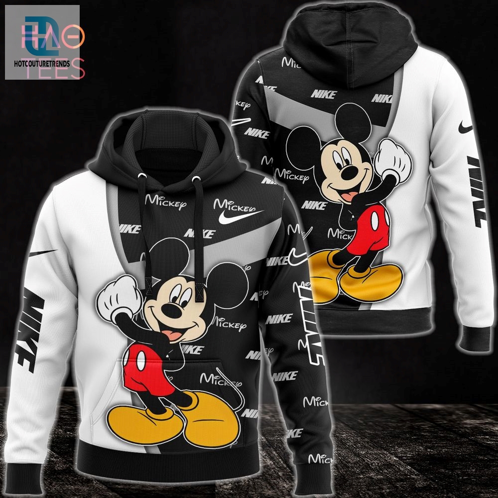 Best Nike Mickey Luxury Brand 3D Hoodie Pants All Over Printed Luxury Store 