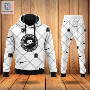 Available Nike White Black Luxury Brand Hoodie And Pants All Over Printed Luxury Store hotcouturetrends 1 1