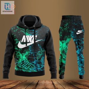 Available Nike Black Green Blue Luxury Brand Hoodie And Pants Limited Edition Luxury Store hotcouturetrends 1 1