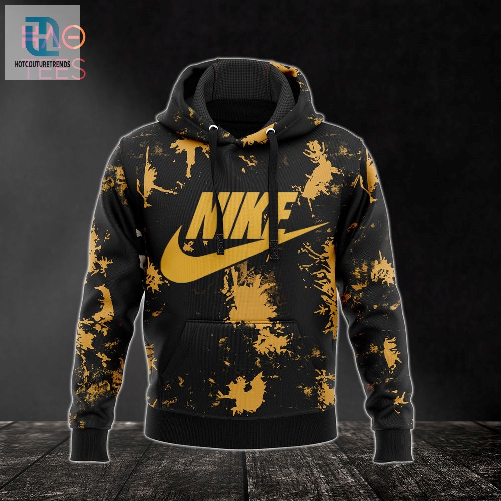 Available Nike Black Gold Luxury Brand Hoodie Pants Limited Edition Luxury Store 