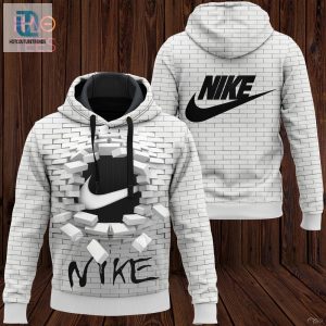 Hot Nike White Luxury Brand 3D Hoodie Pants Limited Edition Luxury Store hotcouturetrends 1 1