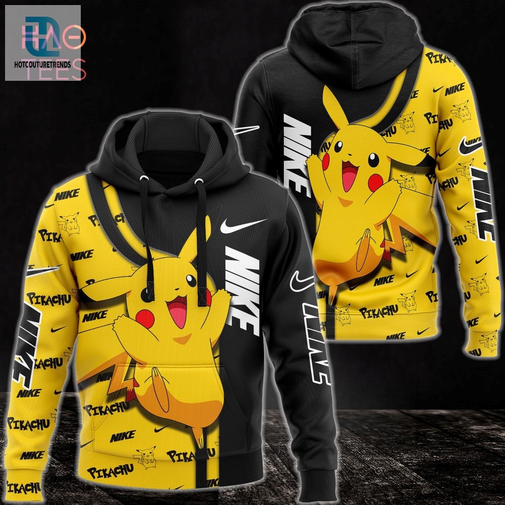 Hot Nike Pikachu Luxury Brand 3D Hoodie Pants Limited Edition Luxury Store 