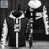 Hot Nike Black White Luxury Brand Hoodie Pants All Over Printed Luxury Store hotcouturetrends 1