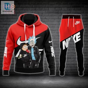 Hot Nike Black Red White Luxury Brand Hoodie And Pants Pod Design Luxury Store hotcouturetrends 1 1