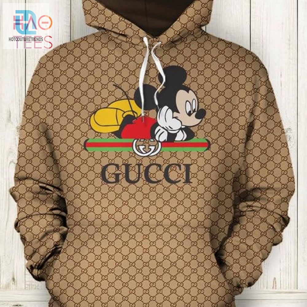 Hot Gucci Mickey Luxury Brand Hoodie Pants Limited Edition Luxury Store 