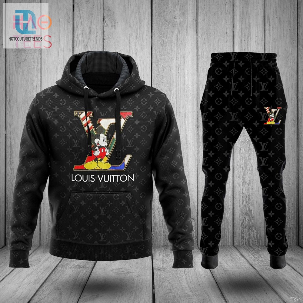 Trending Louis Vuitton Mickey Luxury Brand Hoodie Pants Limited Edition Luxury Store 