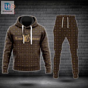 Best Louis Vuitton2 Brown Luxury Brand Hoodie Pants Limited Edition Luxury Store hotcouturetrends 1 1