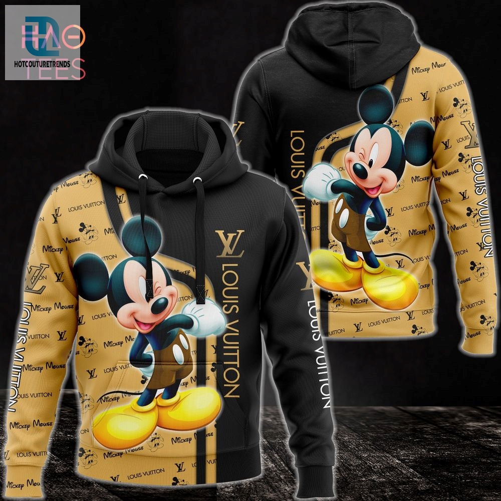 Best Louis Vuitton Mickey Luxury Brand Hoodie Pants Limited Edition Luxury Store 