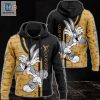 Best Louis Vuitton Gold Black Luxury Brand 3D Hoodie And Pants Limited Edition Luxury Store hotcouturetrends 1