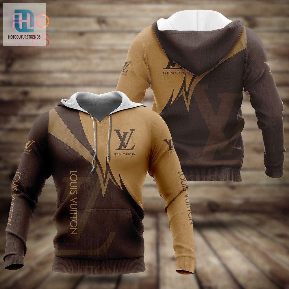 Available Louis Vuitton Brown Gold Luxury Brand Hoodie Pants Limited Edition Luxury Store 