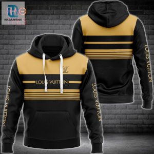 New Louis Vuittonblack Gold Luxury Brand Hoodie Pants Limited Edition Luxury Store hotcouturetrends 1 1