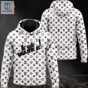 New Louis Vuitton White Luxury Brand Hoodie Pants Limited Edition Luxury Store hotcouturetrends 1 1