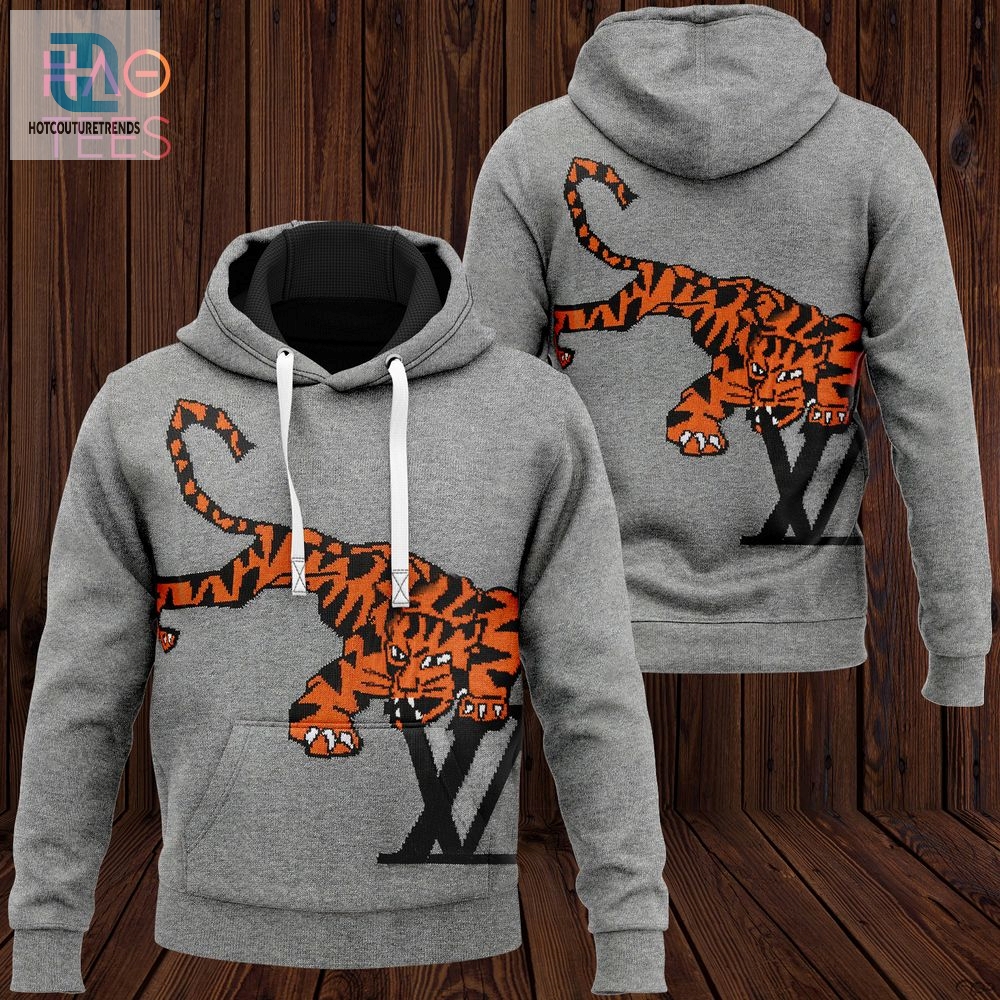 New Louis Vuitton Tiger Luxury Brand Hoodie Pants Limited Edition Luxury Store 