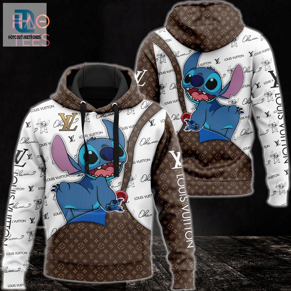 New Louis Vuitton Luxury Brand 3D Hoodie And Pants Pod Design Luxury Store 