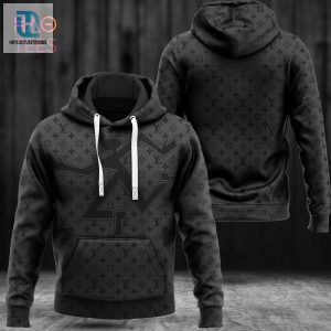 New Louis Vuitton Black Luxury Brand Hoodie Pants Limited Edition Luxury Store hotcouturetrends 1 1