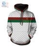 New Gucci White Red Green Hoodie Pants Limited Edition Luxury Store hotcouturetrends 1