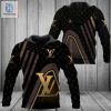 Hot Louis Vuitton Black Luxury Brand Hoodie Pants Limited Edition Luxury Store hotcouturetrends 1