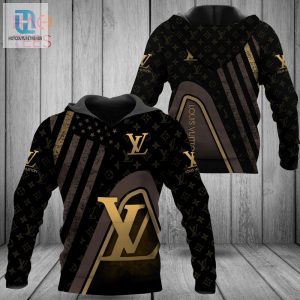 Hot Louis Vuitton Black Luxury Brand Hoodie Pants Limited Edition Luxury Store hotcouturetrends 1 1