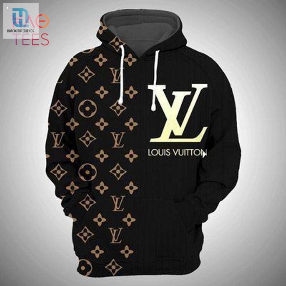 Trending Louis Vuitton Brown Black Luxury Brand Hoodie Pants Limited Edition Luxury Store 