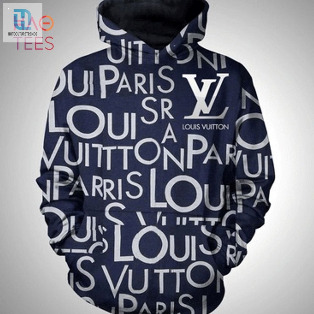 Trending Louis Vuitton Blue White Luxury Brand Hoodie Pants Limited Edition Luxury Store 