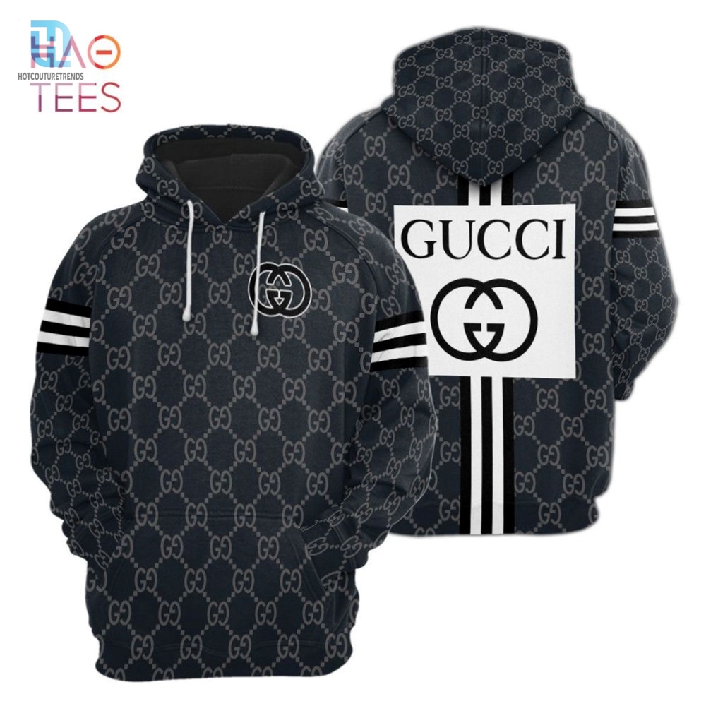 Trending Gucci Black Luxury Brand Hoodie Pants Limited Edition Luxury Store 