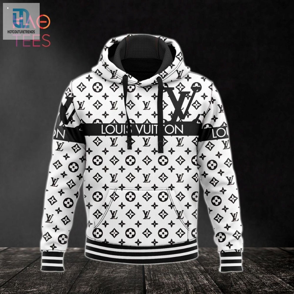Best Louis Vuitton White Black Hoodie Pants Limited Edition Luxury Store 