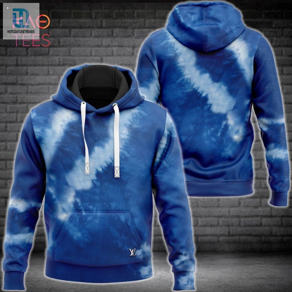 Best Louis Vuitton Blue Sky Luxury Brand Hoodie Pants Limited Edition Luxury Store hotcouturetrends 1