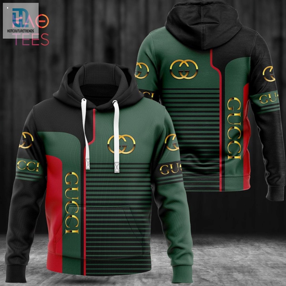 Hot Gucci Black Green Red Hoodie Pants Pod Design Luxury Store 