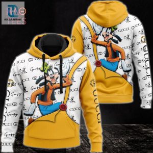 New Gucci Luxury Brand Whtie Gold 3D Hoodie And Pants Limited Edition Luxury Store hotcouturetrends 1 1