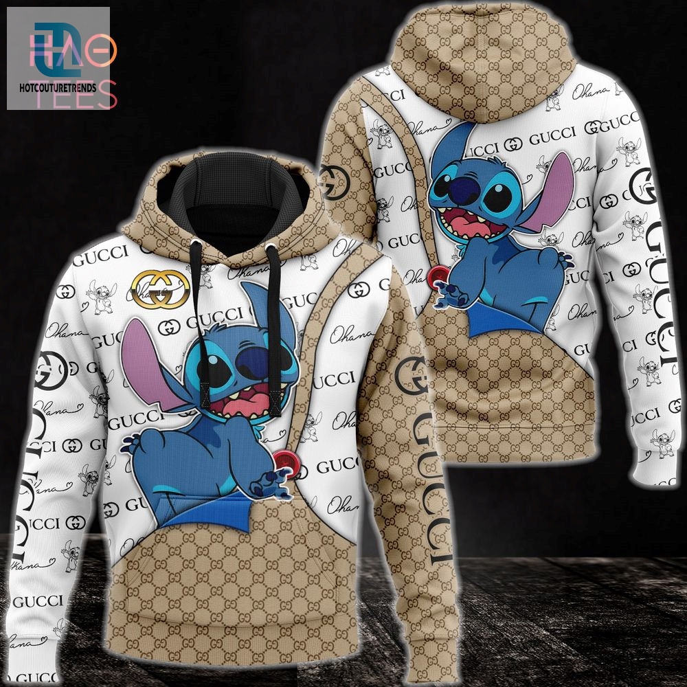 New Gucci Luxury Brand 3D Hoodie And Pants Pod Design Luxury Store 