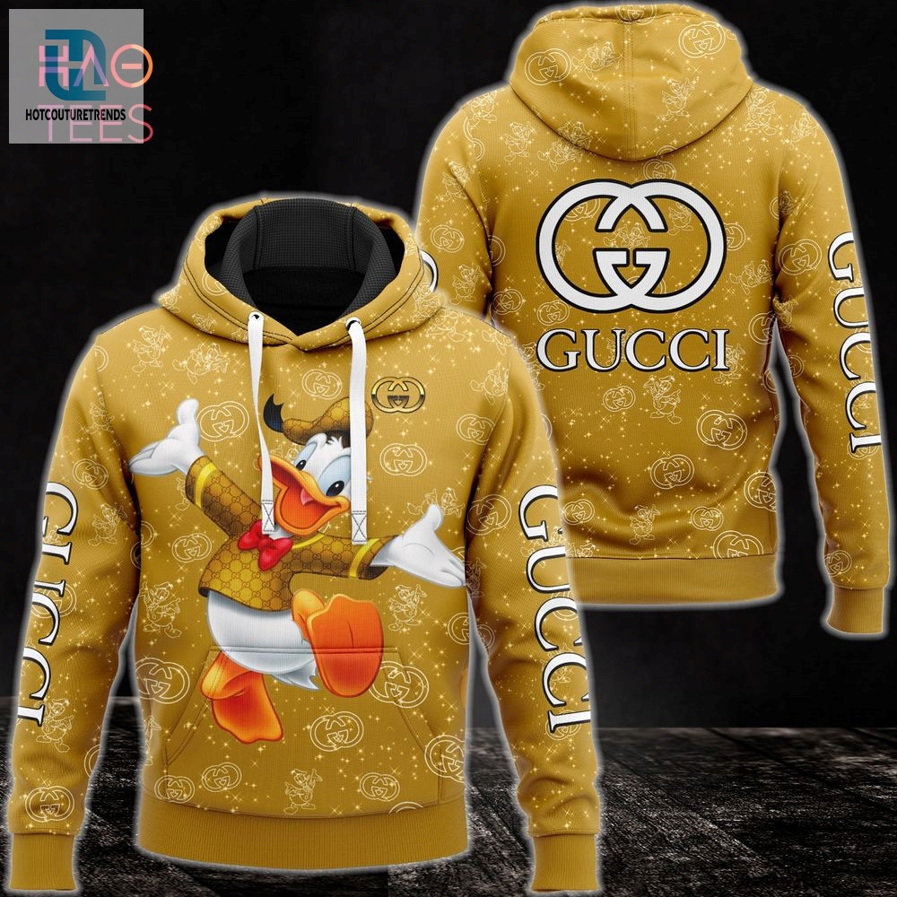 New Gucci Gold 3D Hoodie And Pants Limited Edition Luxury Store 